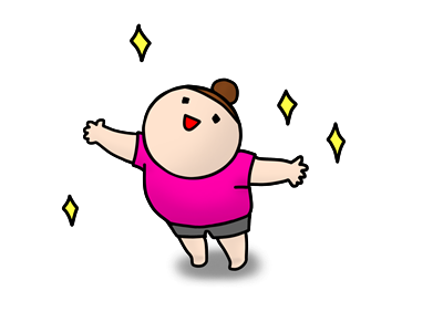 両手を広げる女性